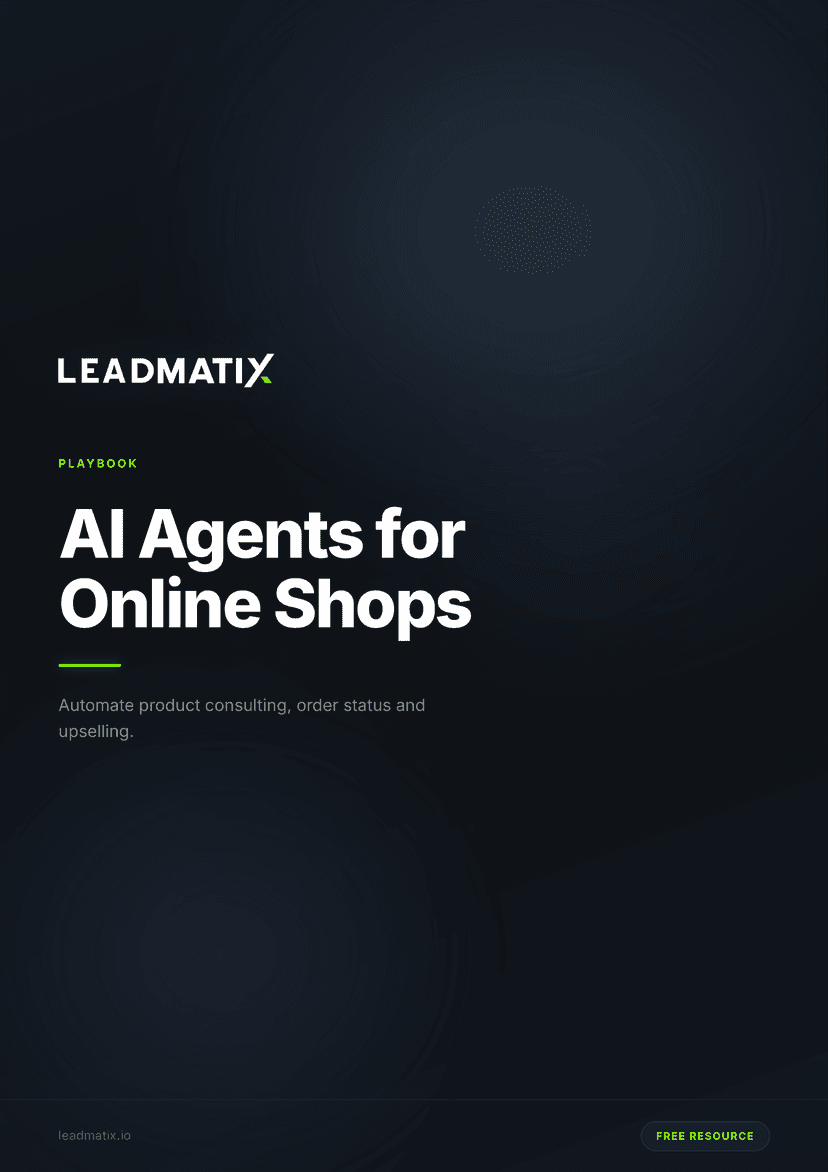 AI Agents for Online Shops Playbook cover