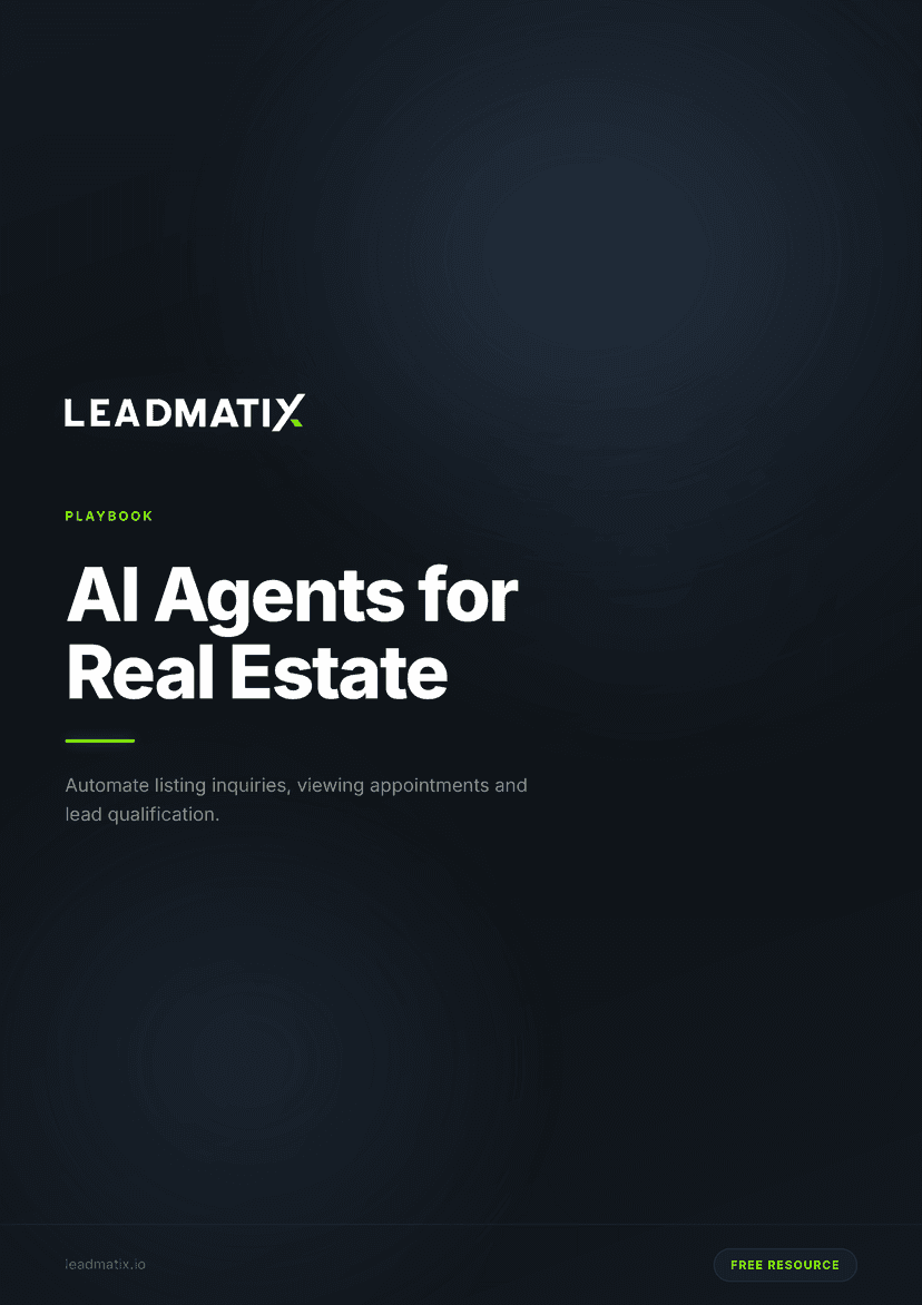 AI Agents for Real Estate Playbook cover