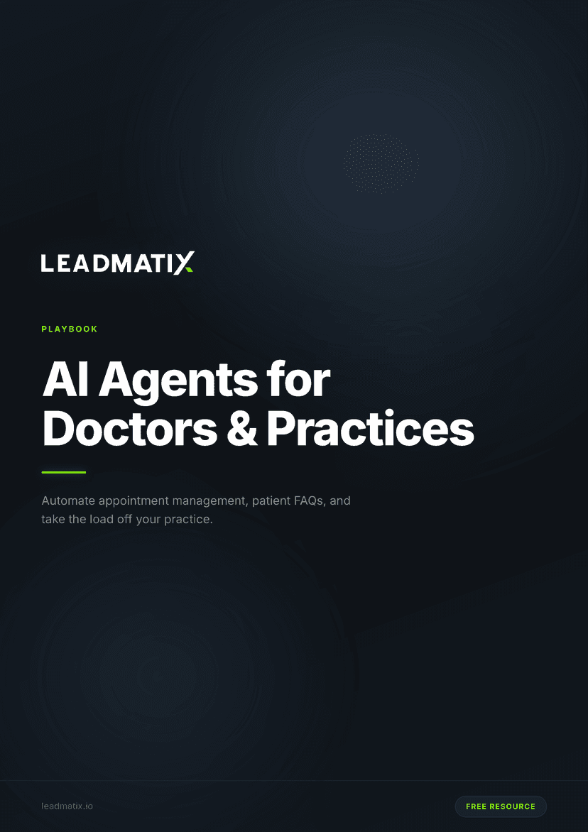 AI Agents for Doctors & Practices Playbook cover